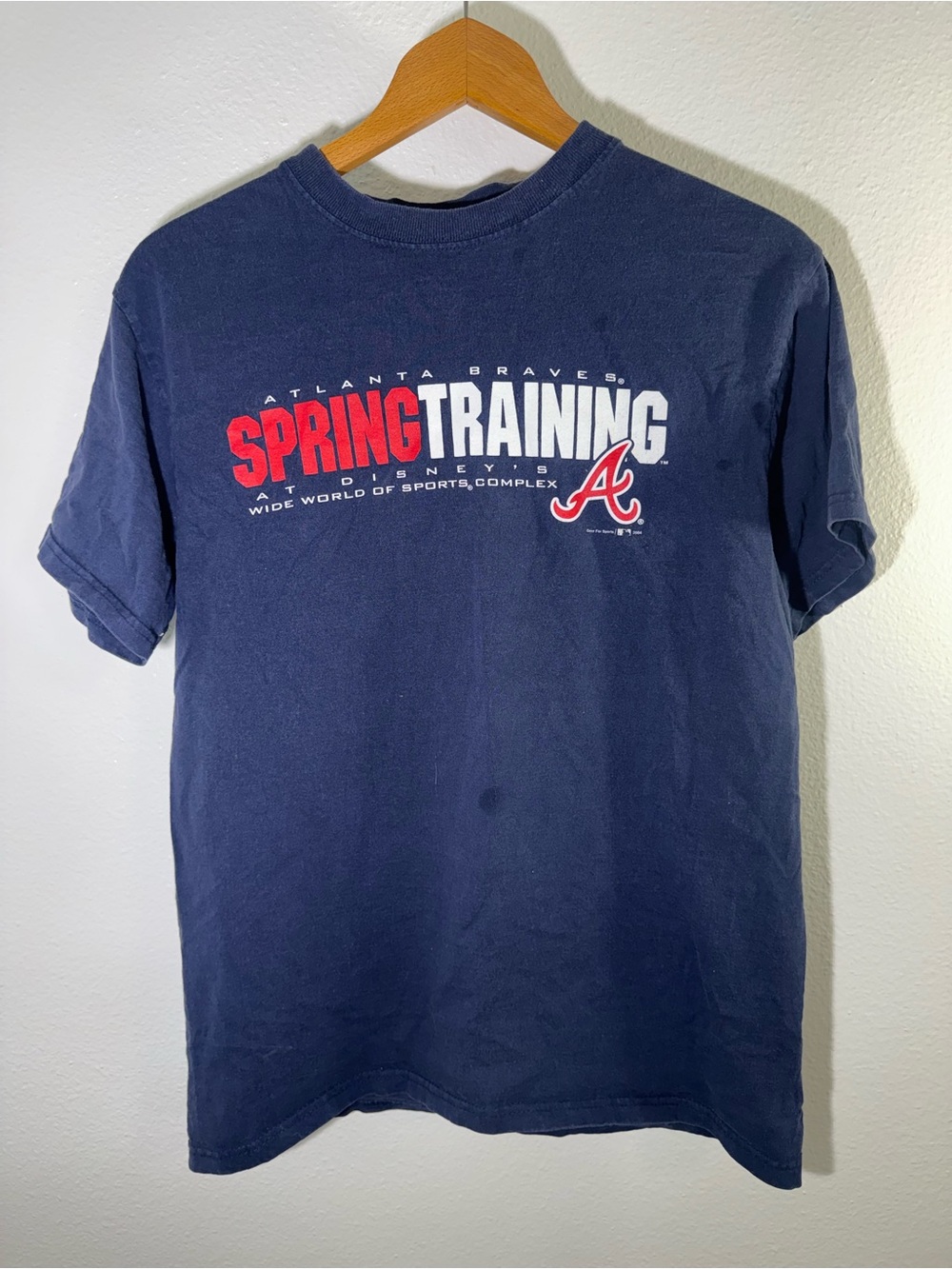2004 Atlanta Braves Navy 'Spring Training' Graphic Tee